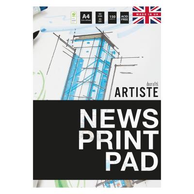 Docrafts Artiste Spezialpapiere - Newsprint Pad